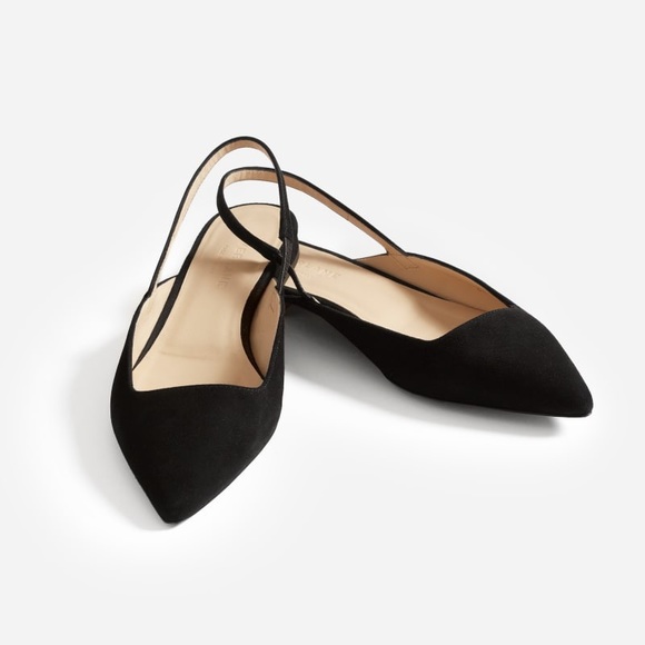 Everlane Shoes - Everlane | NEW Editor Slingback Black Suede 5